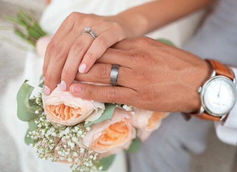 We got married