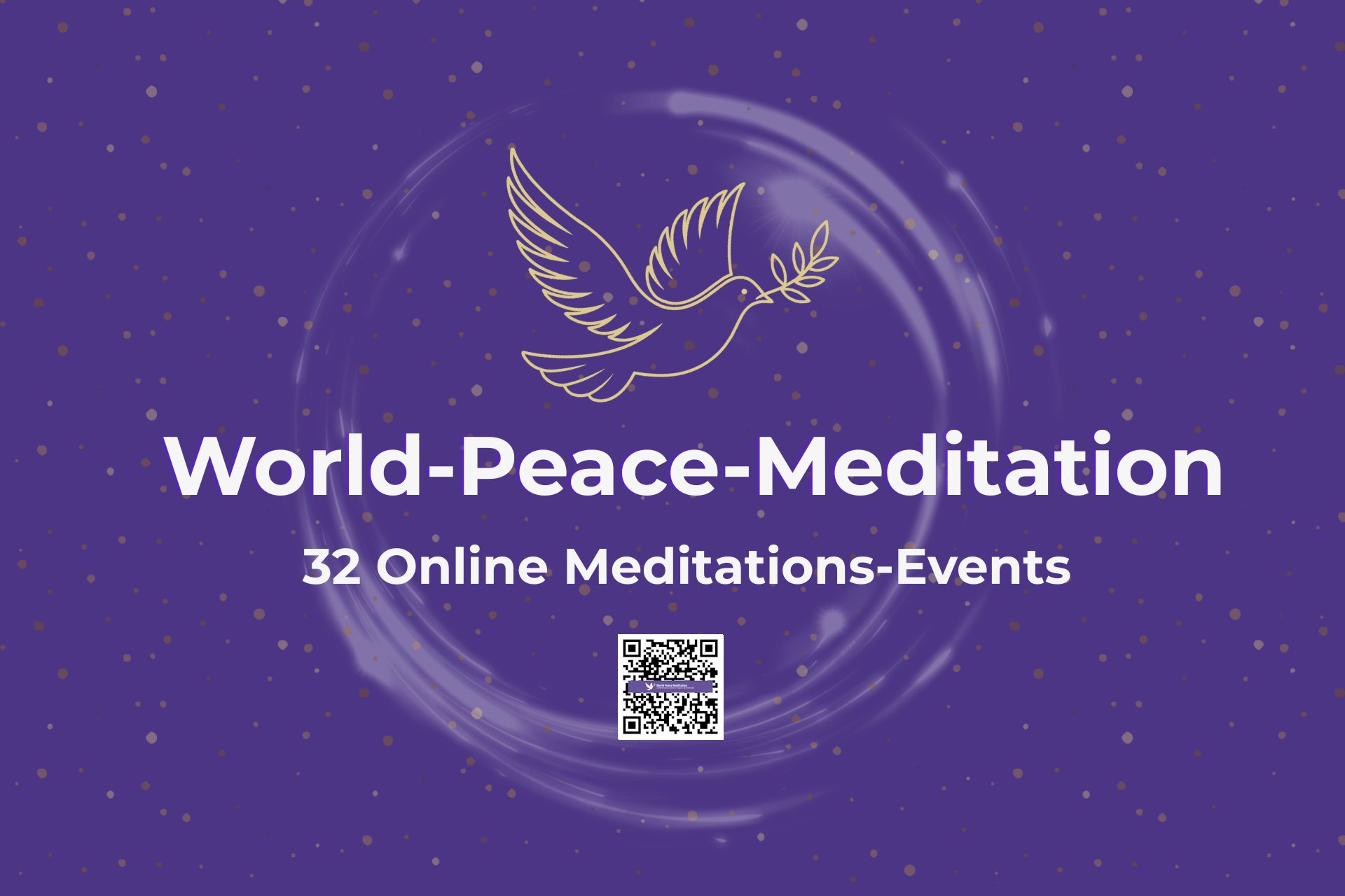World-Peace-Meditation QR 1920x10820 v03 World Peace Meditation 2025: Das Meditations-Event für den Weltfrieden 2025: Großes Meditations-Event zur Heilung der Welt mit 32 spirituellen Lehrern und Heilern, darunter Cornelia Helga Schulze, das an vier Sonntagen im Dezember 2025 stattfindet.