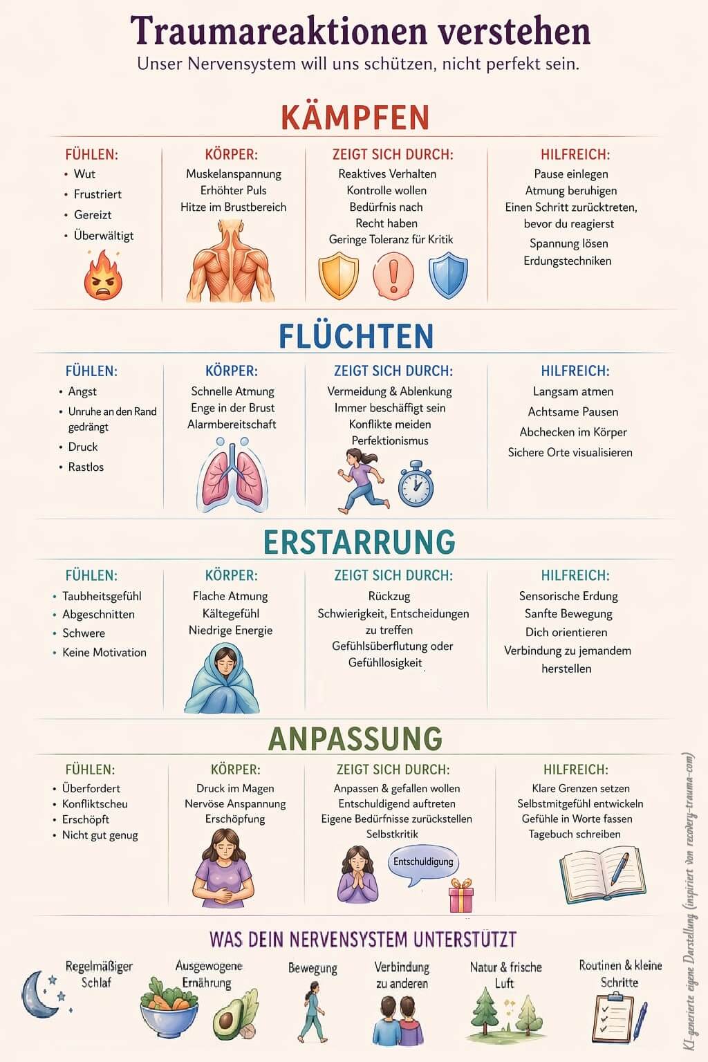 KI-generierte eigene Darstellung (inspiriert von recovery-trauma-com) KI generierte eigene Darstellung inspiriert von recovery trauma com